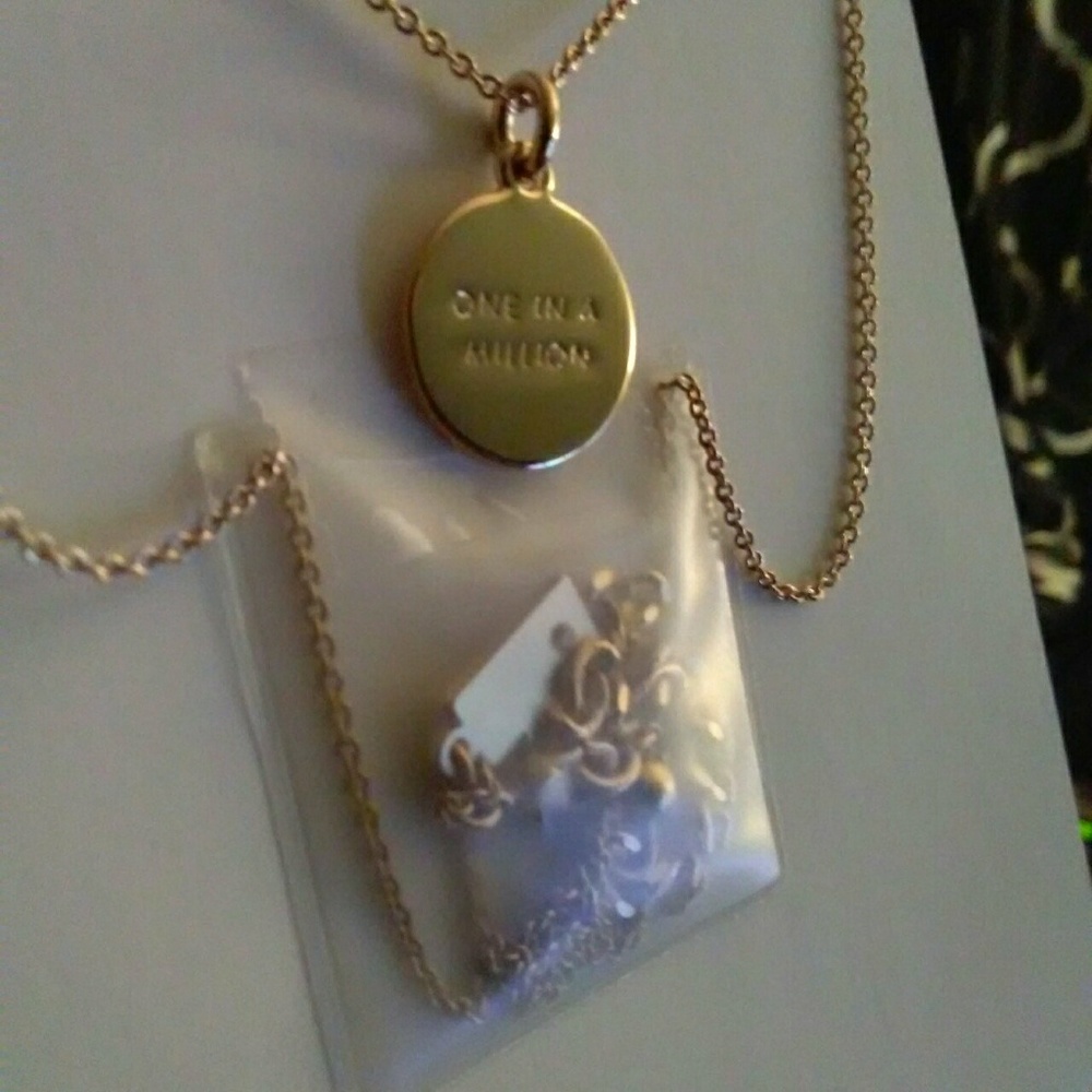 Kate Spade One in a million initial chain NEW